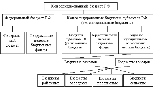 Рис. 4. Структура консолидированного бюджета в РФ
