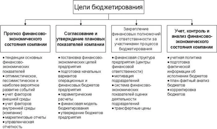Рис. 2. Цель бюджетирования
