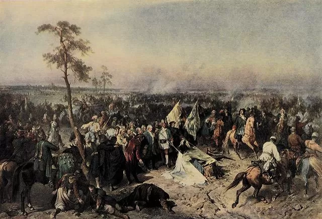 Рис. 5. «Полтавская битва». А. Е. Коцебу