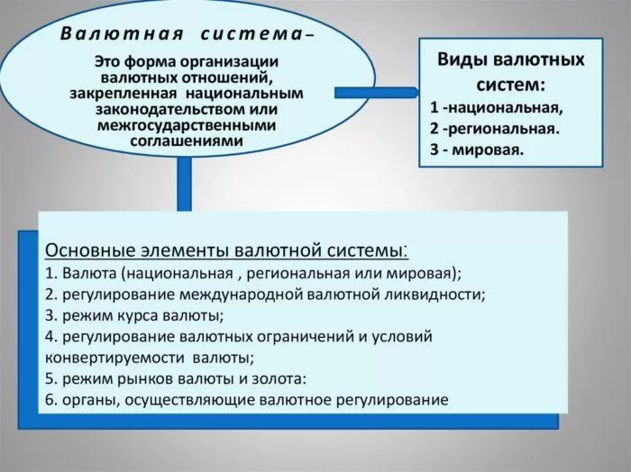 Рис. 3. Валютная сисмема