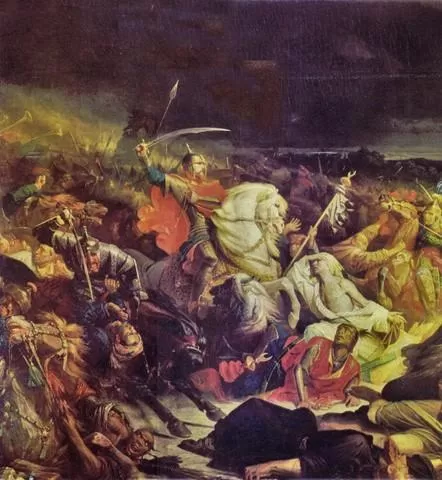 Рис. 5. Куликовская битва. Автор Адольф Ивон. 1859 год