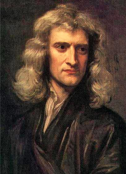 Рис. 1. Исаак Ньютон. Портрет кисти Г. Кнеллера. 1689 год
