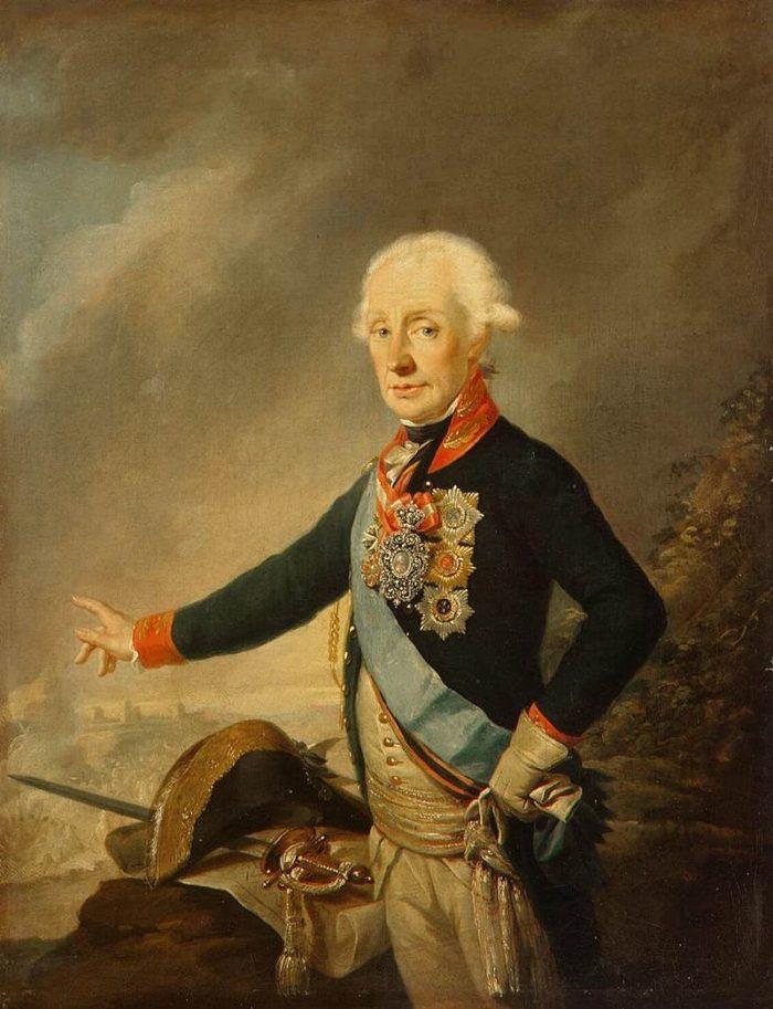Рис. 1. Портрет фельдмаршала графа А. В. Суворова. Й. Крейцингер. 1799 год