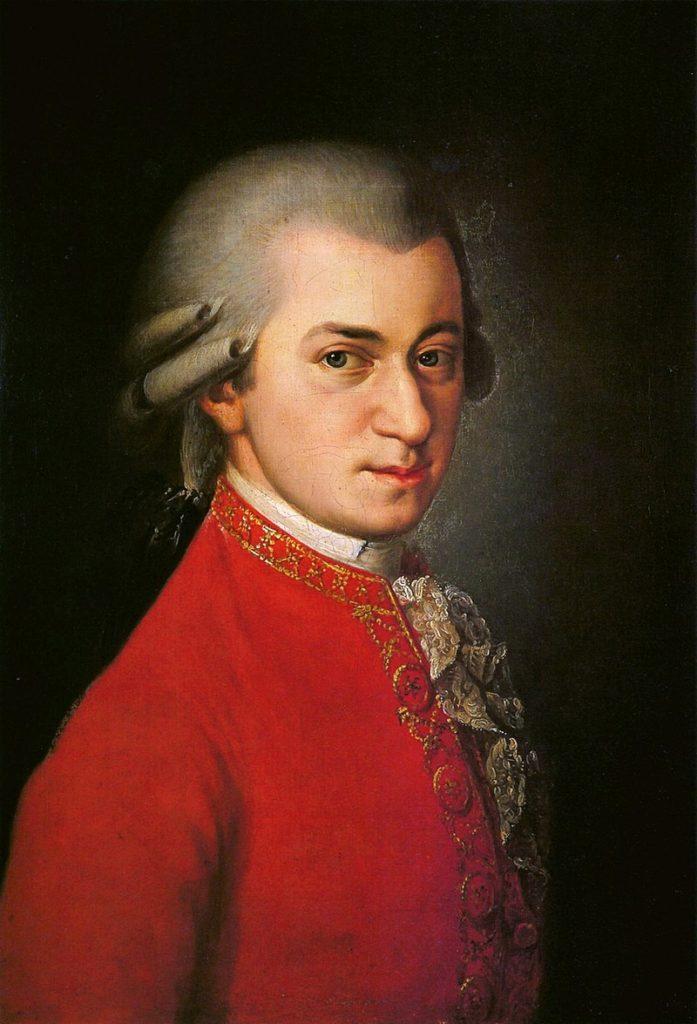 Рис. 1. Посмертный портрет Моцарта работы Барбары Крафт. 1819 год