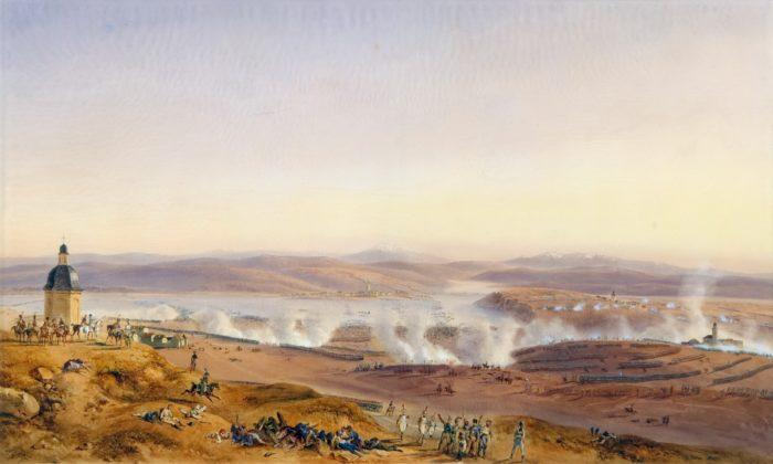 Рис. 3. Панорамный вид на Аустерлицкое сражение 2 декабря 1805 года. Жан-Антуан-Симеон Форт