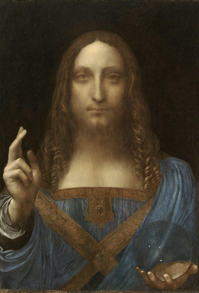 Рис. 6. Спаситель мира. Леонардо да Винчи. 1499 год