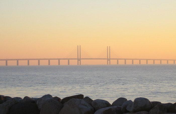 Рис. 6. Эресуннский мост между Данией и Швецией является частью проекта трансъевропейских транспортных сетей