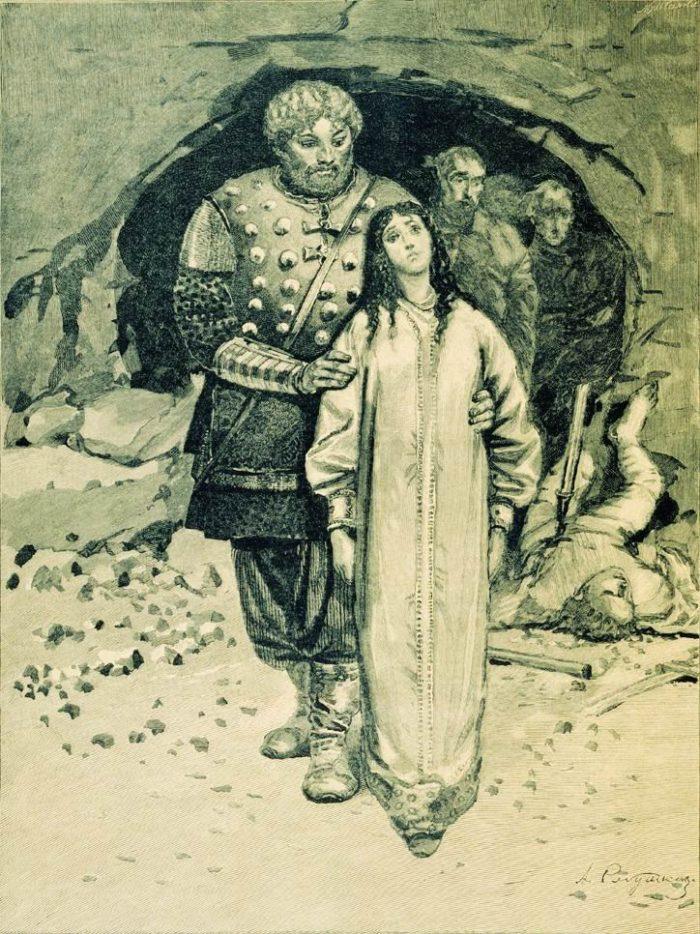 Рис. 3. Добрыня Никитич. Андрей Рябушкин. 1895 год