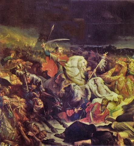 Рис. 5. Куликовская битва. Автор Адольф Ивон. 1859 год